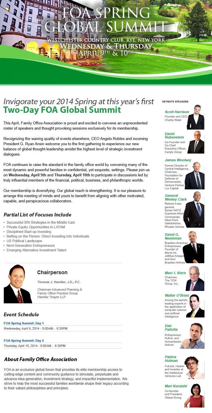 FOA Global Summit