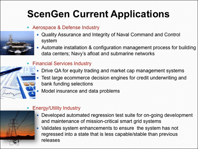 ScenGen Industry Applications
